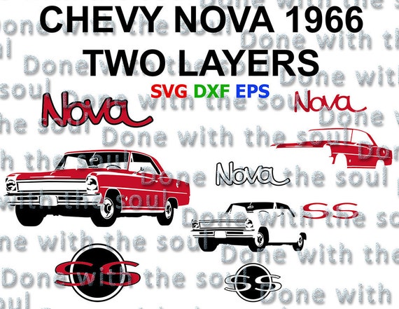 Chevrolet Nova 1966 Chevrolet Vector Chevy Nova Car Svg