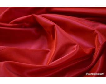 Taffetas changeant acetate rouge fuchsia