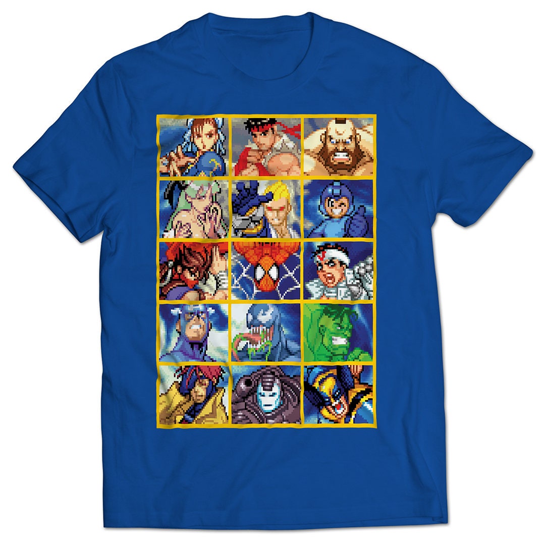 capcom all star shirt