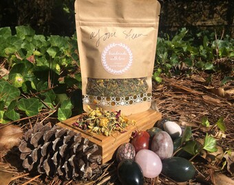 Yoni Steam - Vaginal Steam - V Steam - Bajos - Crystal Infused - Ritual Herbs - Yoni Sauna - Organic - Holistic - V Steam Herbs -