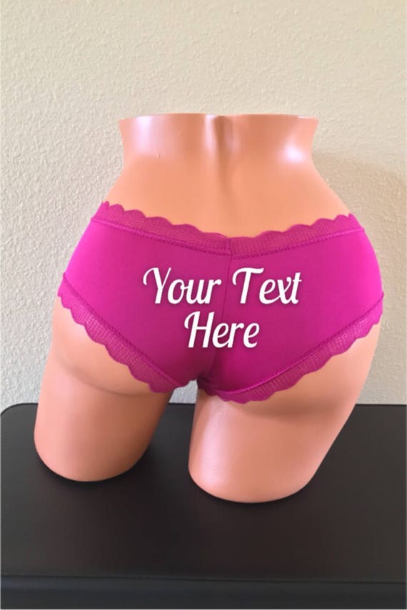 Personalized Pink Panties, FAST SHIPPING, Bachelorette Gift, Bride to Be Gift, Birthday Girl Gift, Boudoir Shoot, Bridal Shower Gift