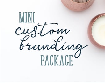 Custom Mini Branding Design, Bespoke Branding Design, Custom Logo, OOAK Logo Design, Business Branding, Logo Design, Branding Package