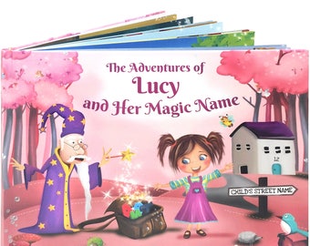 Personalized Book for Girls - A Personalized Story Book - A Unique Story Based on the Letters of a Child's Name - NEXT DAY DISPATCH