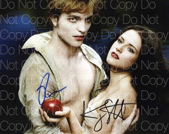Twilight signed Kristen Stewart Robert Pattinson 8X10 photo picture poster autograph RP 2