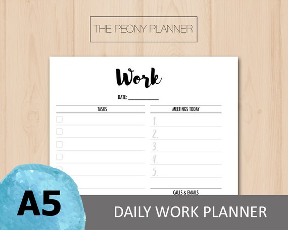 work planners