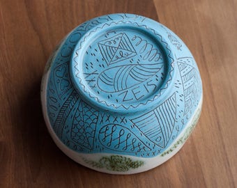 Bowl - Dinnerware - Illustrated - Folk - Nature
