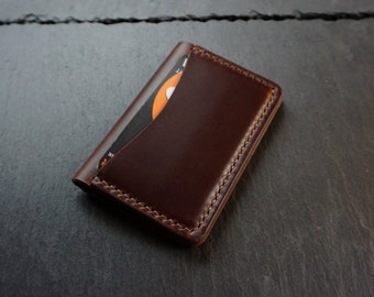 Horween Leather Wallet, Leather Card Wallet