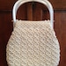 Vintage 1950s Bag with Lucite Handles