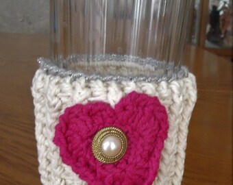 Crochet coffee sleeve