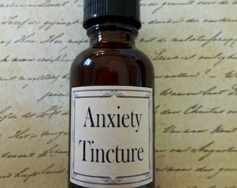 Anxiety Herbal Tincture Anxiety Relief, Tension Aid, Emotional Upset, Panic Attack Relief, Anxiety Aid, Natural Anxiety Aid SALE