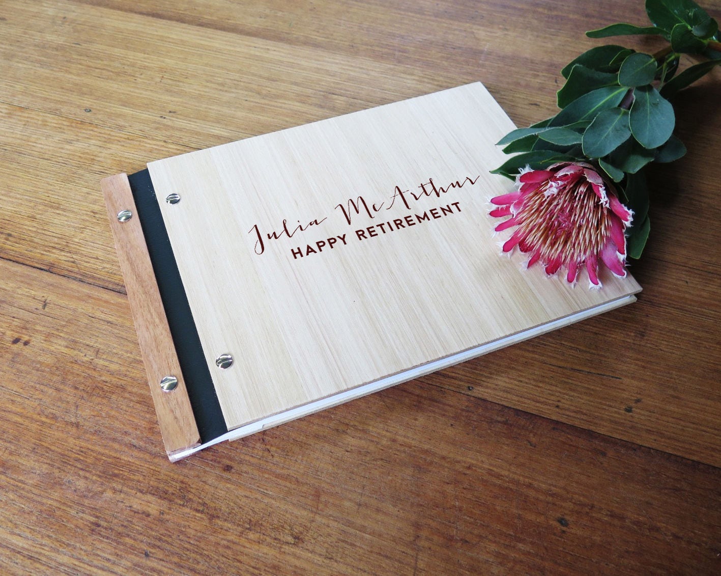 Retirement Book. Colleague Gift. Happy Retirement. Best