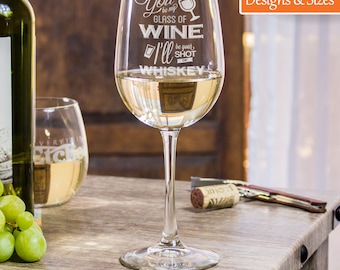 Custom Wine Glasses, Funny Wine Glasses, Bachelorette Wine Glass, Wedding Wine Glass, Glass With Initials, Birthday Party Glasses