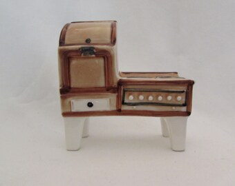 Ceramic Doll House Stove, Doll House Stove, Ceramic Stove, Toy Stove, Vintage Toys, Vintage Toy, Doll House Items, Vintage Doll House Stove