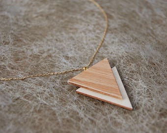 Necklace pendant triangle