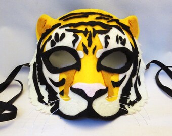 Felt Tiger Chibi Mask Digital File