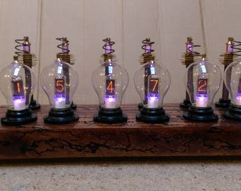 The 'Tesla Meets Edison' Nixie Clock