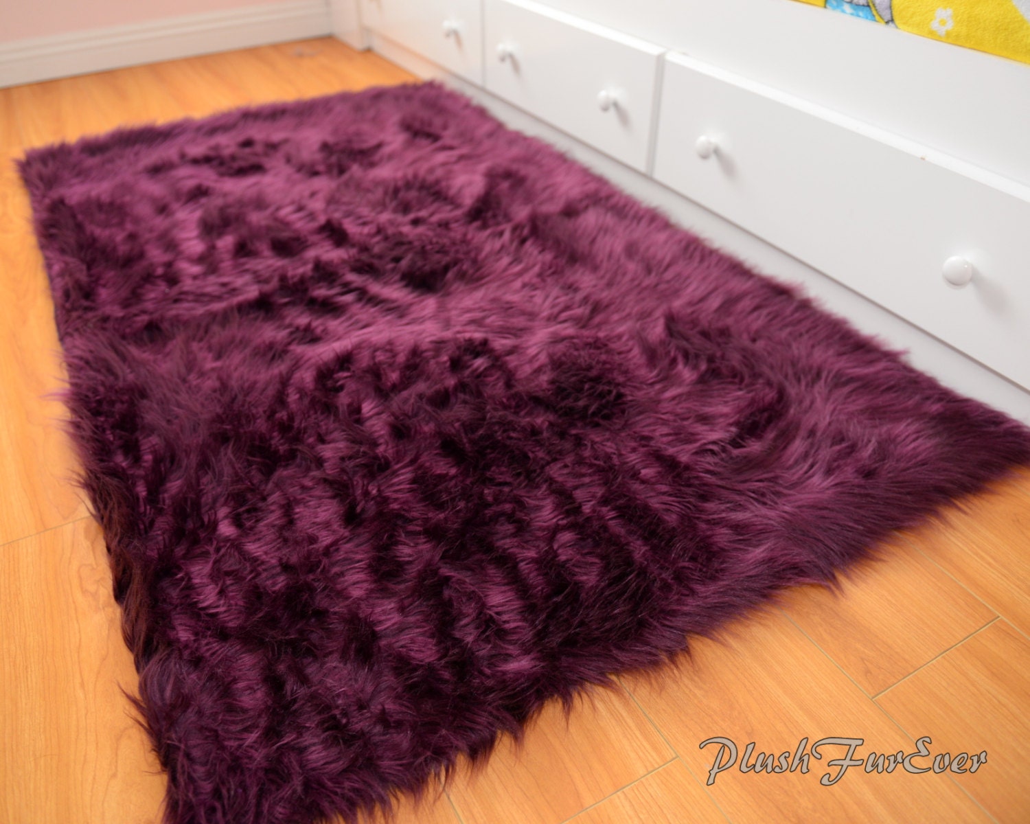 Lavender Area Rug Nursery Luxury Throw Rug Acrylic Polyester