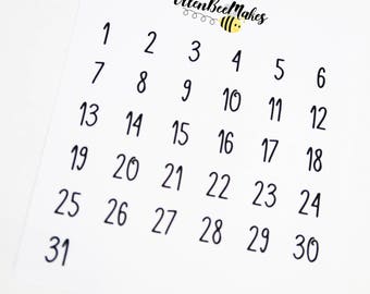 Half Inch Circle Date Dot Stickers