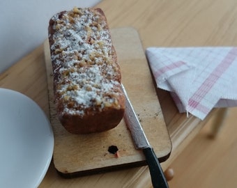 Miniature yeast-cake, 1:12 scale