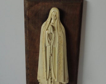 Virgin mary plaque | Etsy