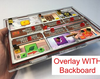 Terraforming Mars Player Mat Overlay WITH Backboard