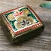 Brass Pill Box Vintage 1960's Brass Enamel Pill Box Etched Brass Trinket Box Cloisonne Pill Box Brass Stash Box Snuff Box Bohemian Box
