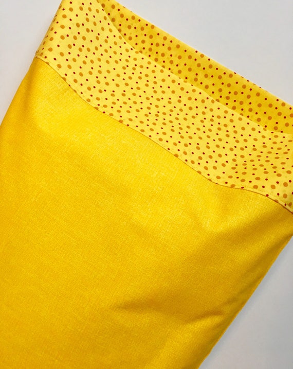 Travel Pillowcase Toddler Pillowcase Yellow Pillowcase