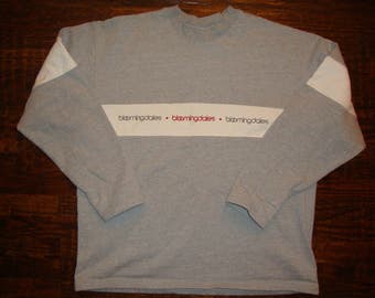 Vintage 90's Bloomingdale's Bloomie's Grey Sweatshirt L/XL
