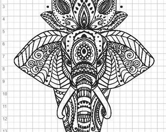 Download Mandala Style Woman Lady SVG PDF EPS Dxf & Studio 3 Cut Files