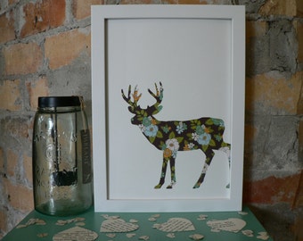 Deer Original Paper Craft Picture