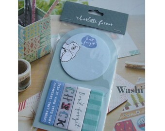 100 sheets Aimez le style Polar Bear Stick Memo / Sticky Notes / Post -it