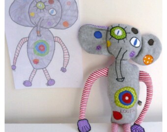 Blanket made from your child's drawing