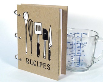 Recipe Book - Blank Journal - Utensils (5 in. x 7 in.) - Size No.2