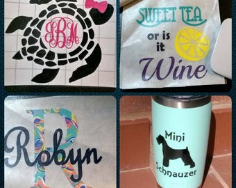 Monogram 20oz Yeti Tumbler