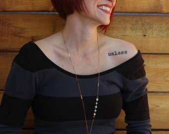 Anything Ridiculous Sparkle Druzy Moon and Gemstone Accent necklace *custom*