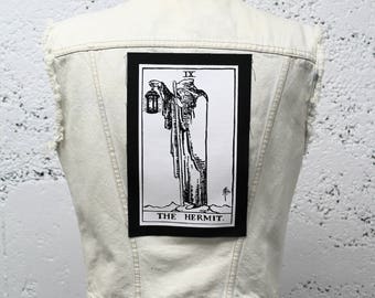 The Hermit Tarot Card Back Patch