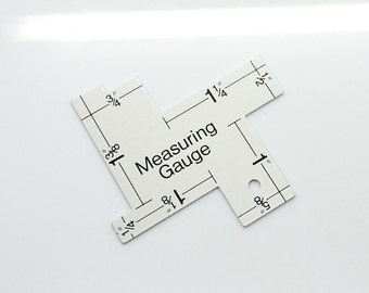 Measuring Gauge, Quilting Supply, Measuring Tools, Measuring Ruler, Jewelry Tools, Portable Tools, Sewing Tool, Measure Ruler