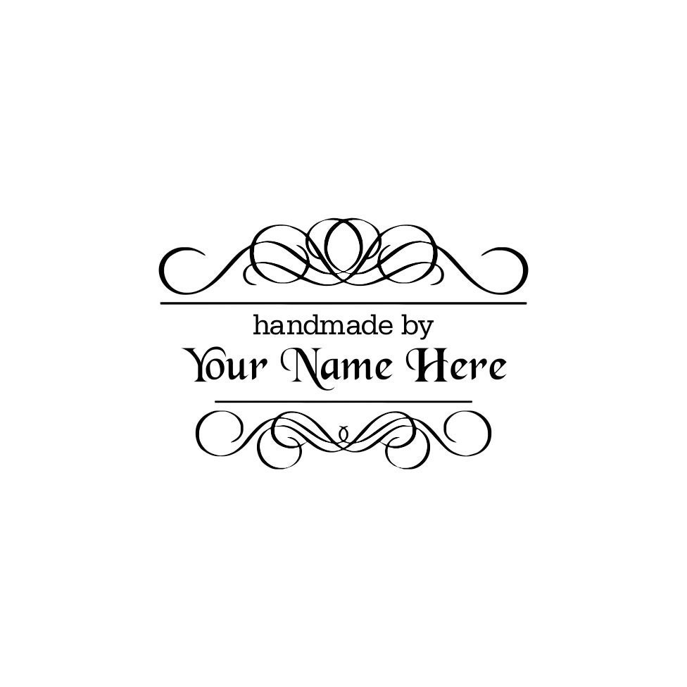 Personalized Custom Made Name Unmounted Rubber Stamps C11
