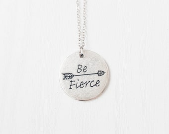 Be Fierce Necklace | BFF | Best Friends | Festival jewellery | Positive Vibes