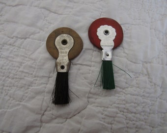 2 Vintage Typewriter Erasers
