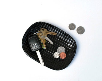 Black grid ceramic dish - key holder - watch holder - man dish - pottery - Father's Day, Anniversary, Groomsman gift - gifts for him