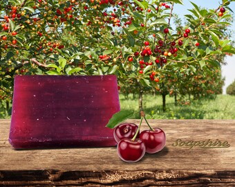 Cherry Handmade Soap - Shiny Care (20gr, 100g, Promotion, Wholesale)