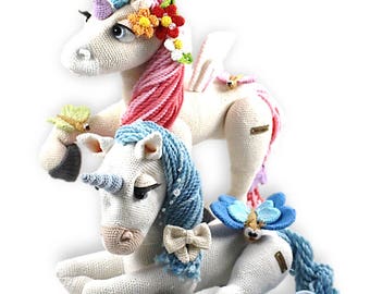 unicorns - crochet pattern by mala designs ®