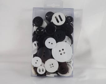 Tuxedo 4 oz. Assorted Buttons Assorted Sizes