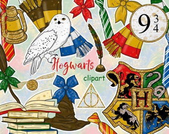 School of Wizardry Clipart Harry Potter Clipart Hogwarts