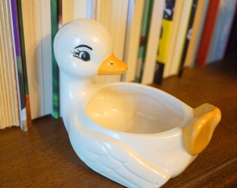 Vintage Duck Planter