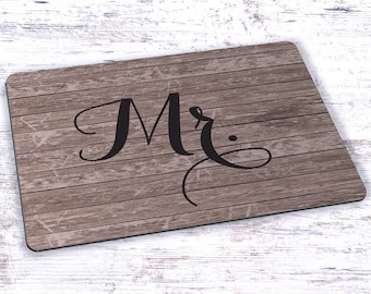 Mr Woodgrain Mousepad - 7.75 x 9.25