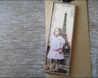 soldered Charm with nostalgic picture