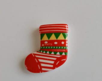 Christmas Stocking Magnetic Needle Minder / Needle Nanny