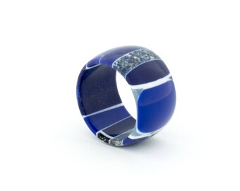 Corian ® band ring made from Corian ®-Design ring-One of a kind